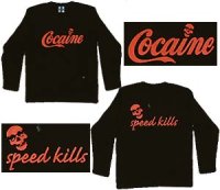 COCAINE 長袖Ｔシャツ