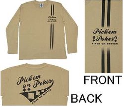 画像1: PICKEM POKER 長袖Ｔシャツ