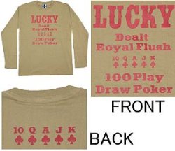 画像1: LUCKY 長袖Ｔシャツ