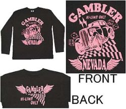 画像1: GAMBLER 長袖Ｔシャツ