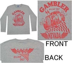 画像1: GAMBLER 長袖Ｔシャツ