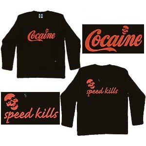 画像: COCAINE 長袖Ｔシャツ