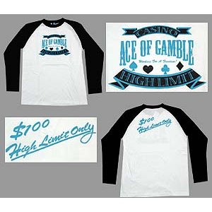 画像: ACE OF GAMBLE 長袖Ｔシャツ