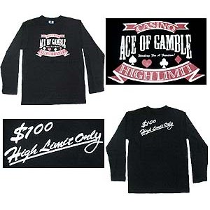 画像: ACE OF GAMBLE 長袖Ｔシャツ