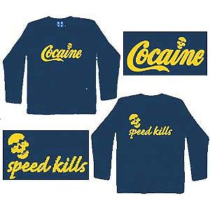 画像: COCAINE 長袖Ｔシャツ