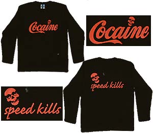 画像1: COCAINE 長袖Ｔシャツ