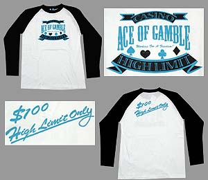 画像1: ACE OF GAMBLE 長袖Ｔシャツ